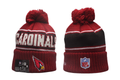 Arizona Cardinals Pom Pom Cuffed Knit Beanie