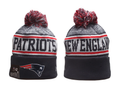 New England Patriots Pom Pom Cuffed Knit Beanie