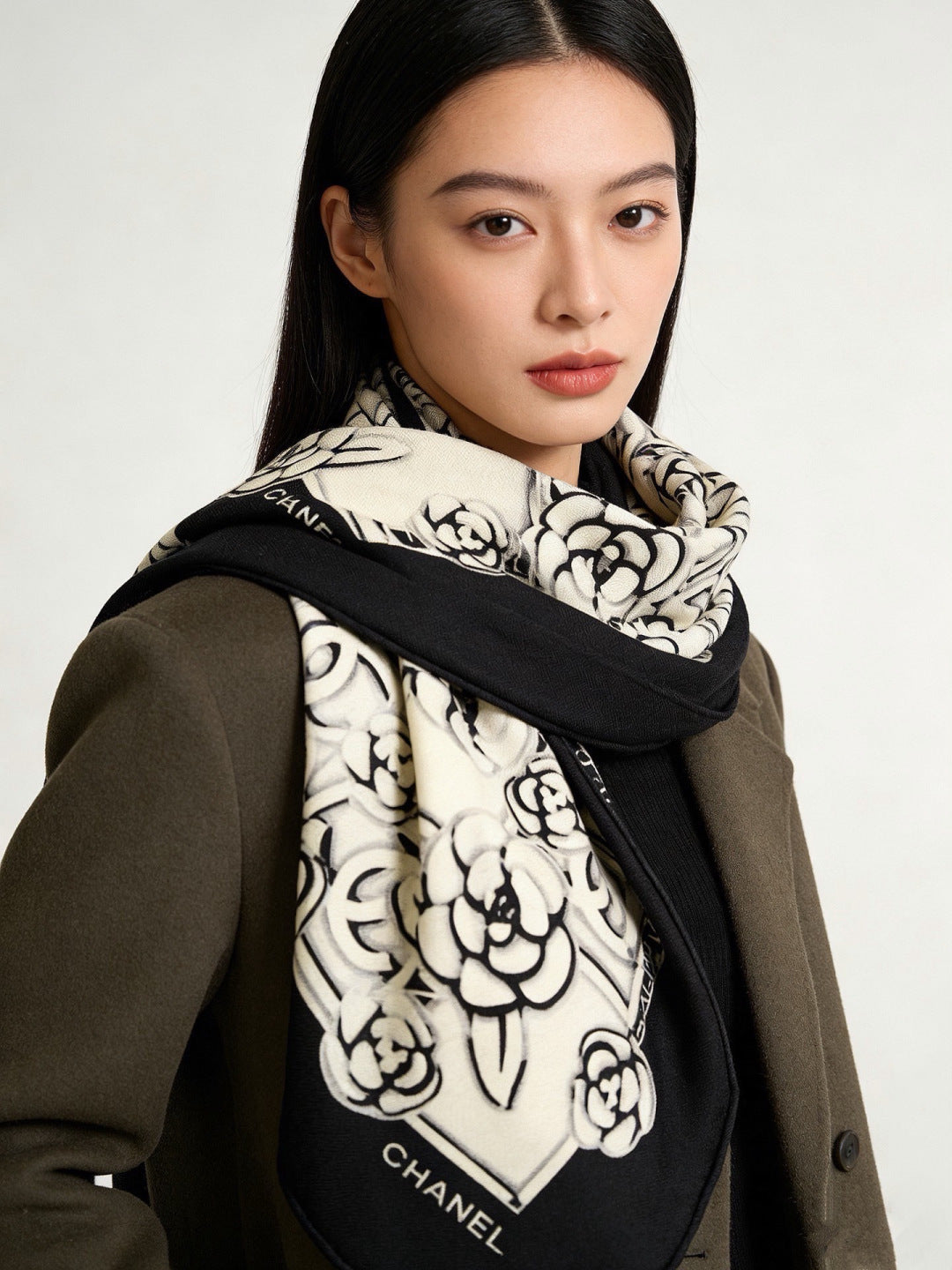 '- 26S SCARF 140 IN CASHMERE AND SILK 309374