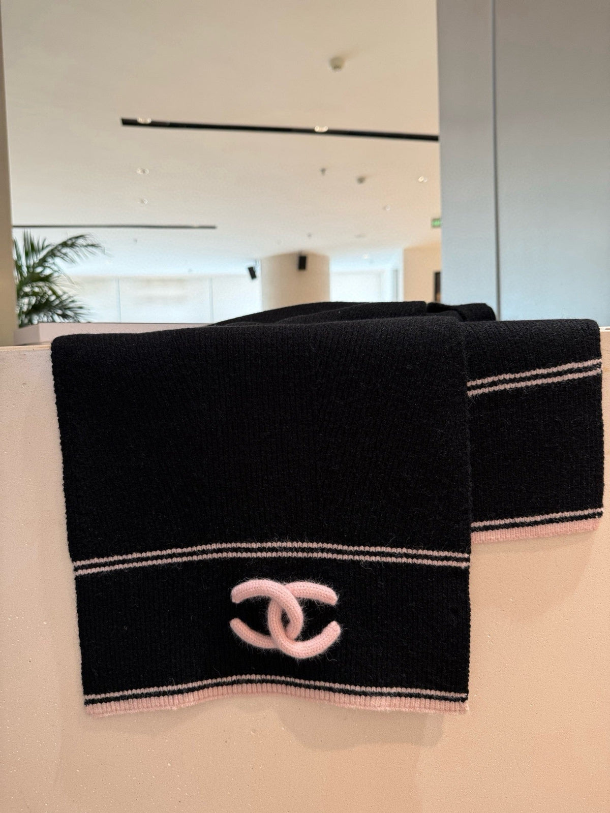 '- 26S SCARF 190 IN KNITTED CASHMERE 309393