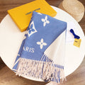 High-end, stylish rabbit hair blend scarf-9700