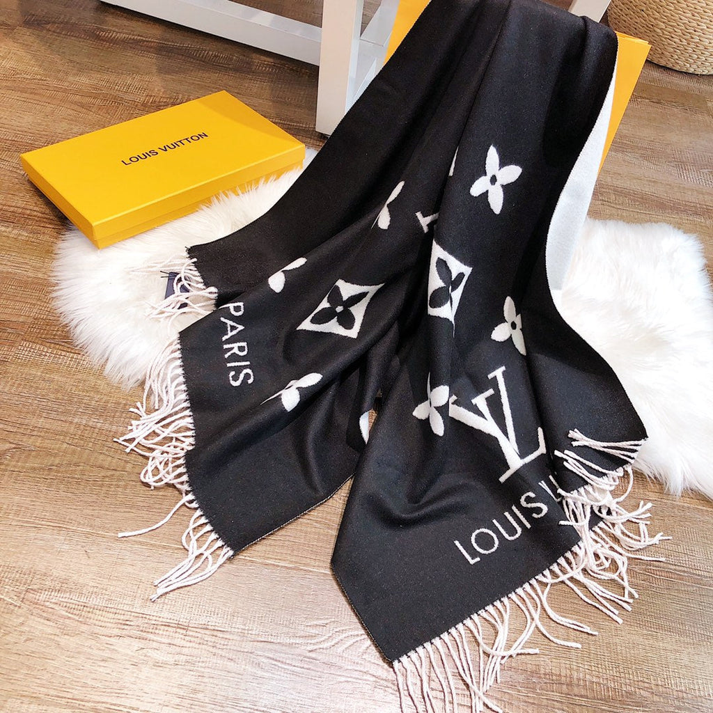 High-end, stylish rabbit hair blend scarf-9702